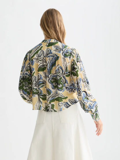 Pin Tuck Long Sleeve Shirt