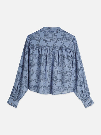 Pin Tuck Long Sleeve Shirt