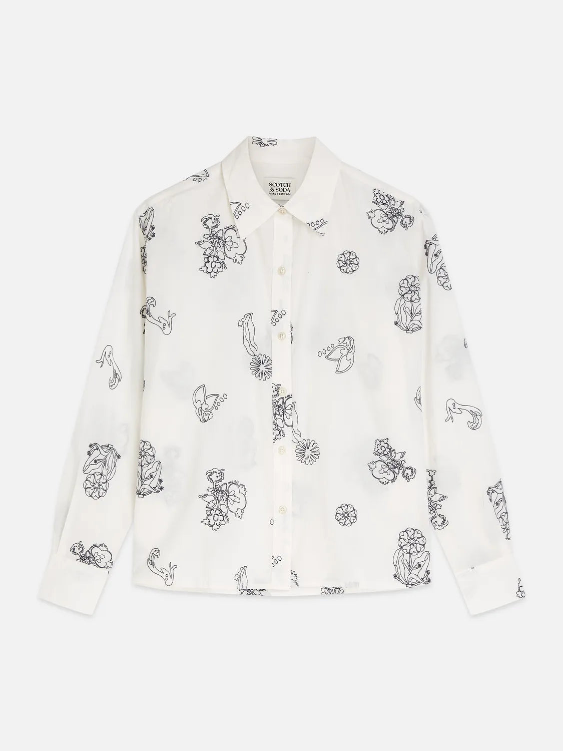 Embroidered Relaxed-Fit Shirt