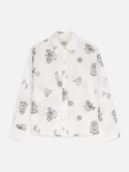 Embroidered Relaxed-Fit Shirt