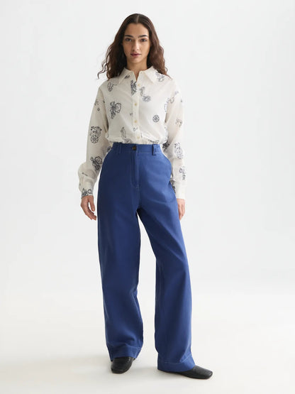 Embroidered Relaxed-Fit Shirt