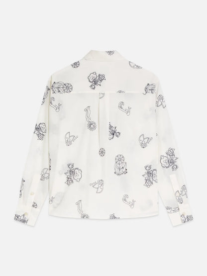 Embroidered Relaxed-Fit Shirt