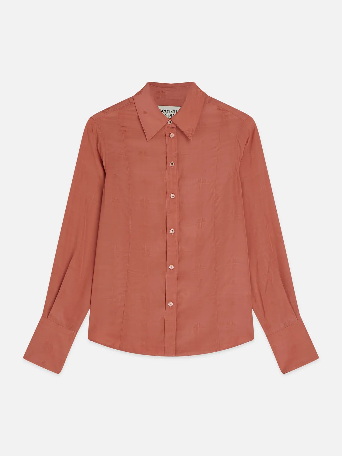 Jacquard Tailored-Fit Shirt