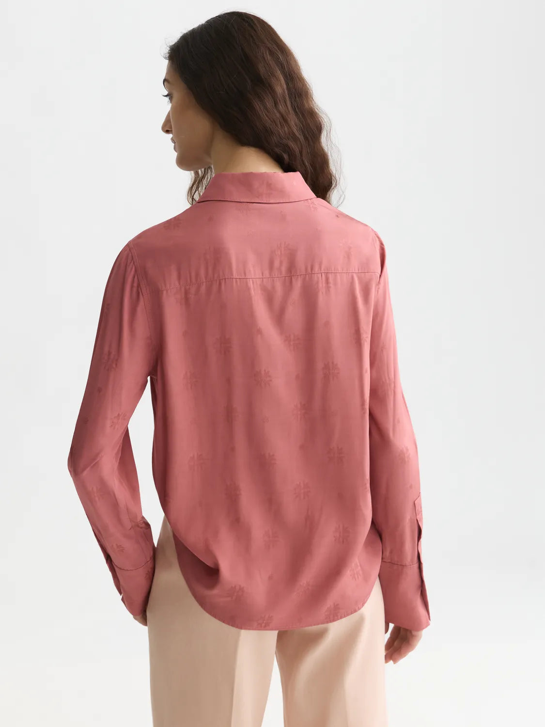 Jacquard Tailored-Fit Shirt