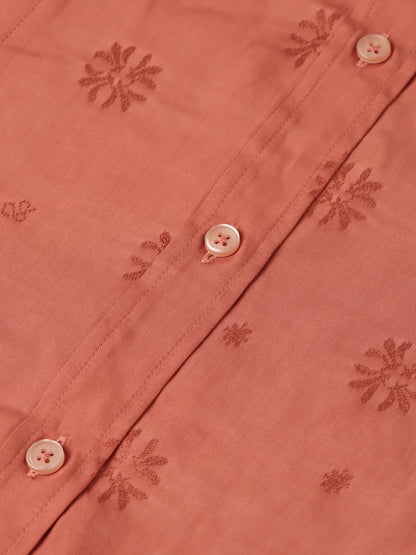 Jacquard Tailored-Fit Shirt
