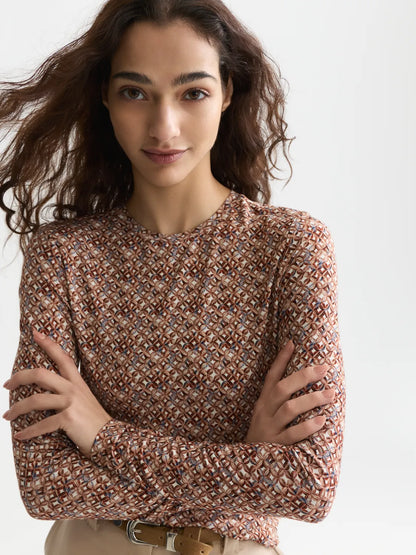 Printed Long Sleeve T-Shirt