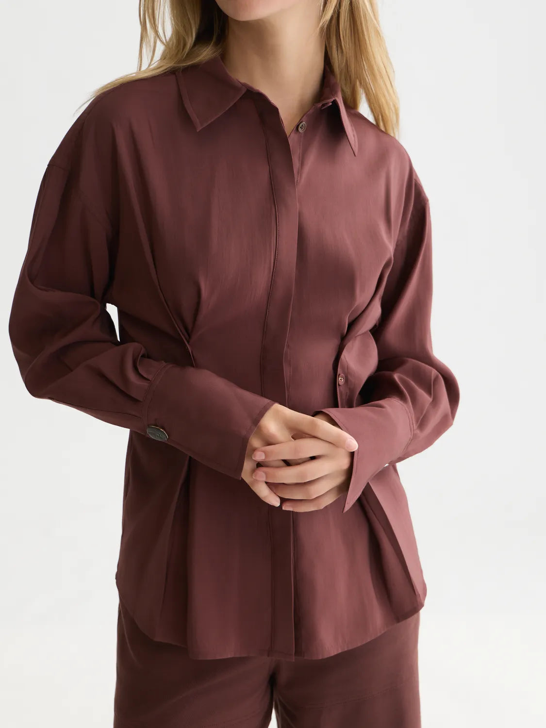 Buttoned Waisted Shirt