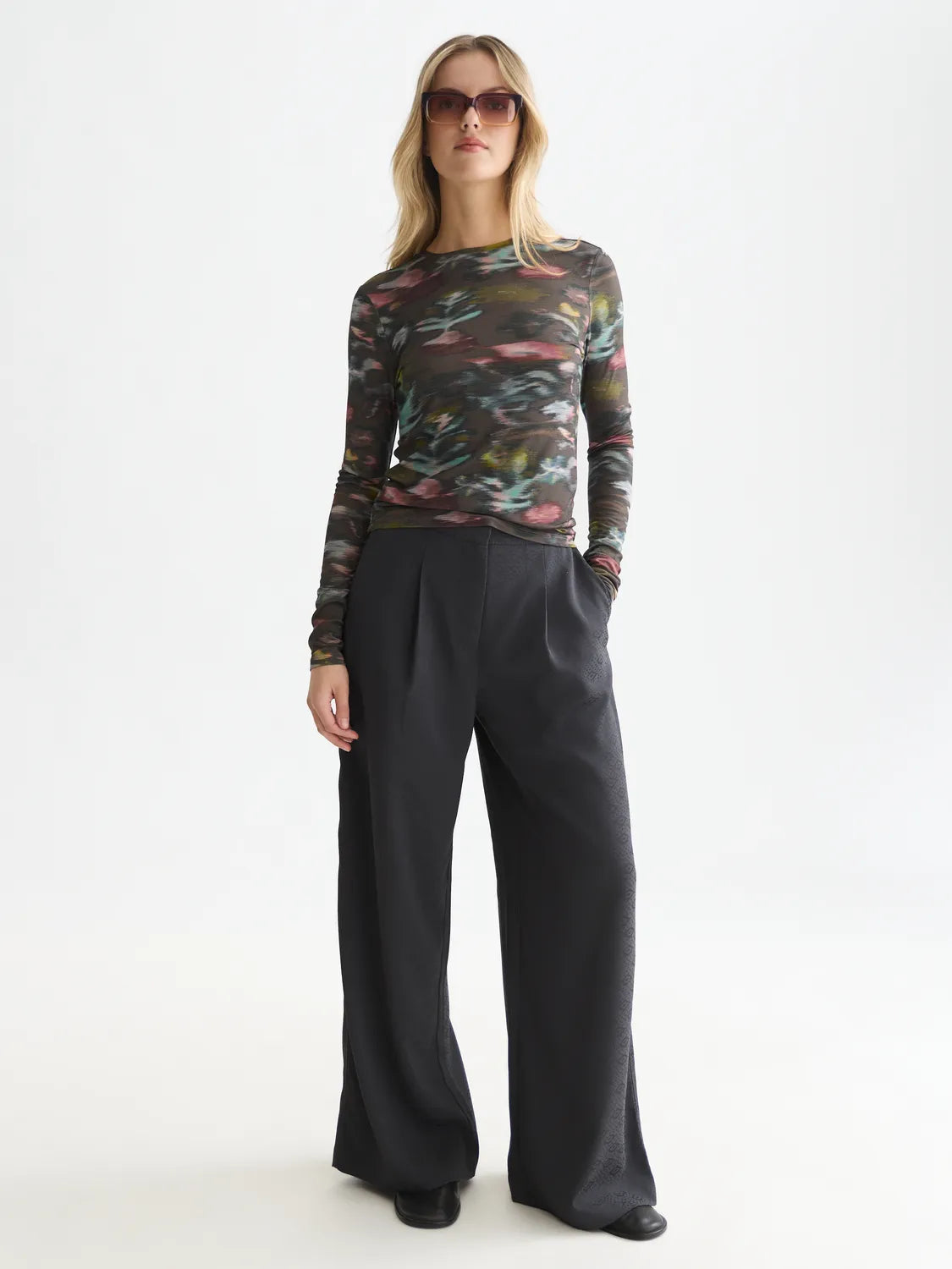 All Over Printed Long Sleeve T-Shirt