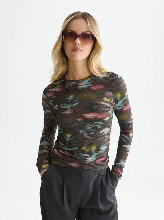 All Over Printed Long Sleeve T-Shirt