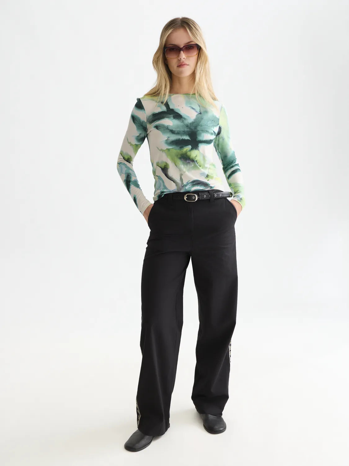 All Over Printed Long Sleeve T-Shirt