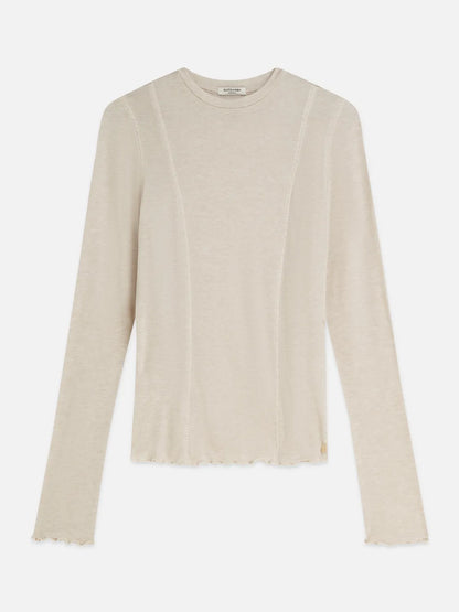 Wool-Blend Long Sleeve T-Shirt