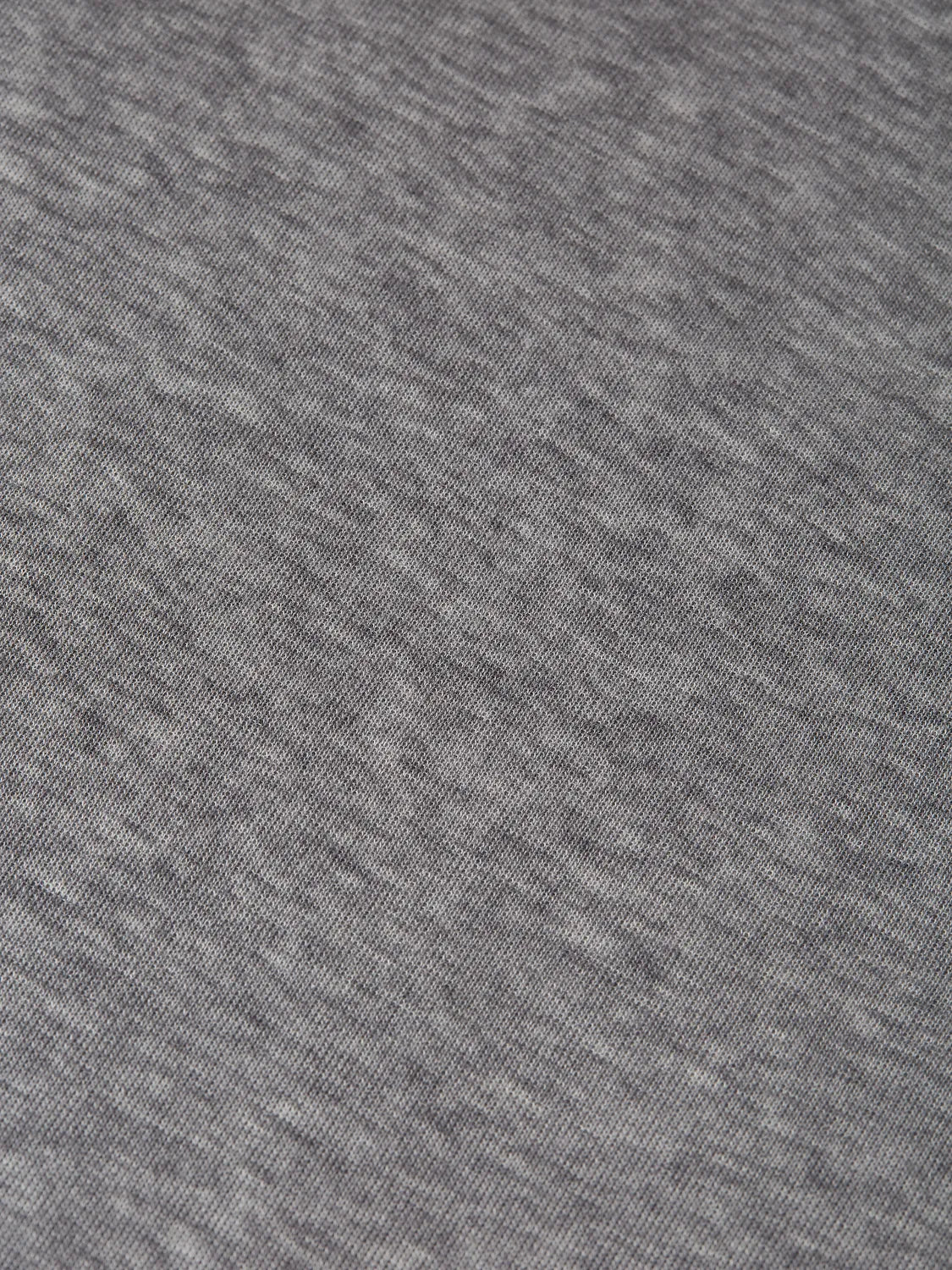 Twisted Neckline Wool-Blend Long Sleeve T-Shirt