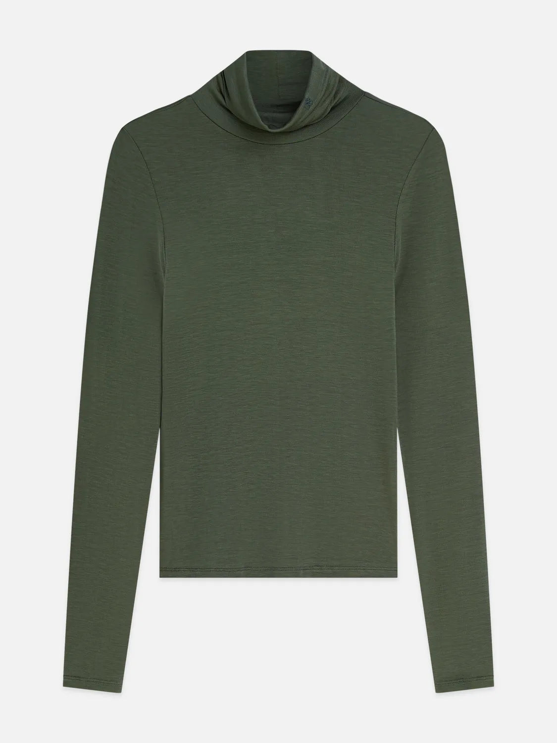 Roll Up Neck Long Sleeve T-Shirt