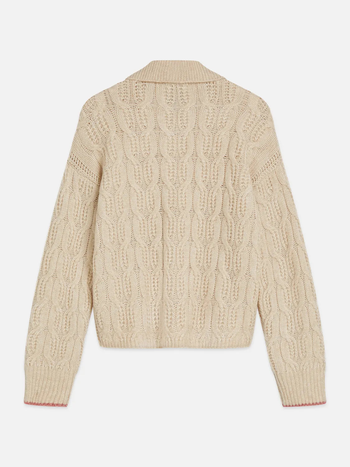 Cable Stitch Boxy-Fit Pullover
