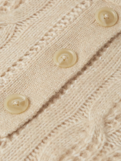 Cable Stitch Boxy-Fit Pullover