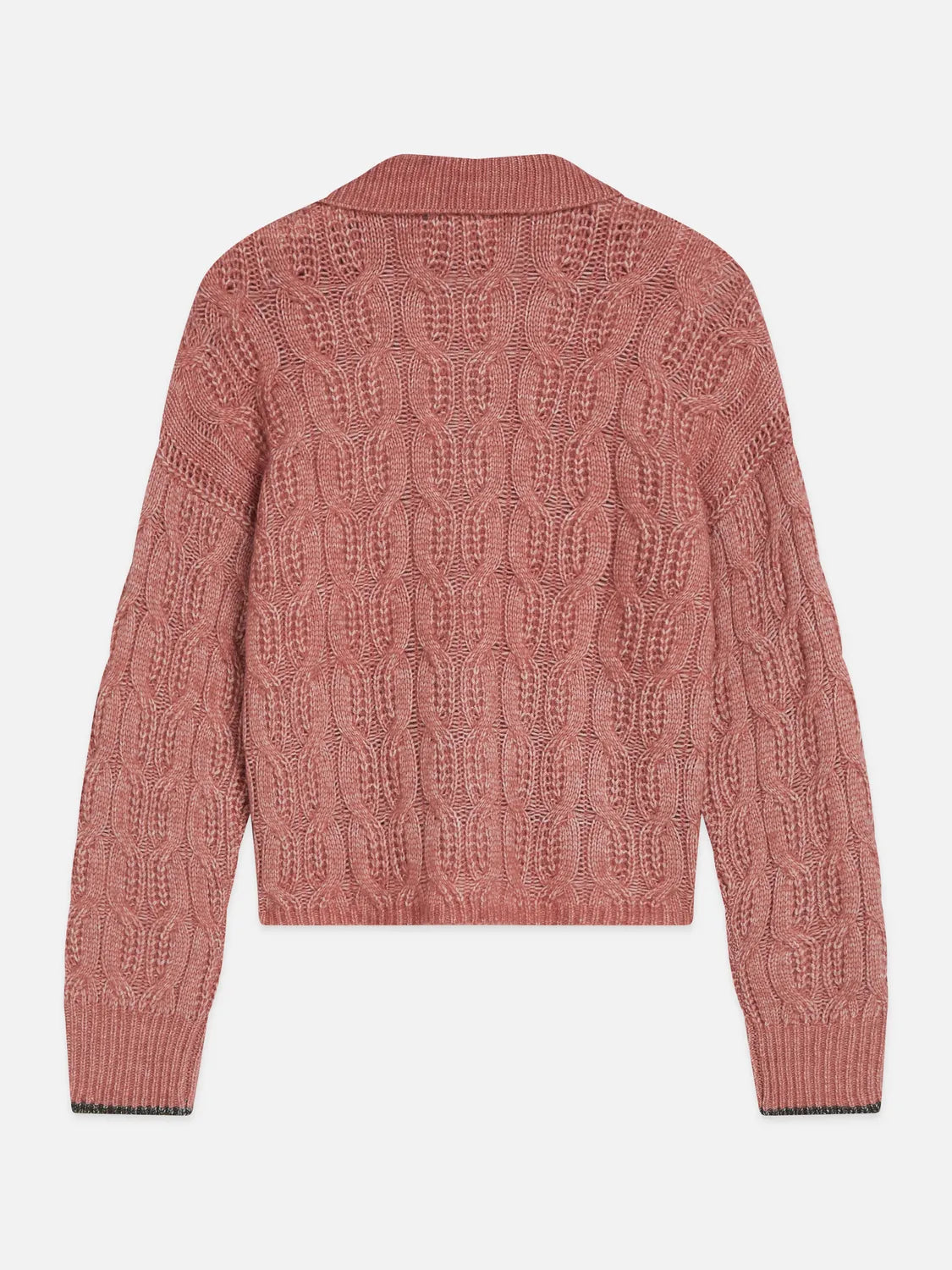 Cable Stitch Boxy-Fit Pullover