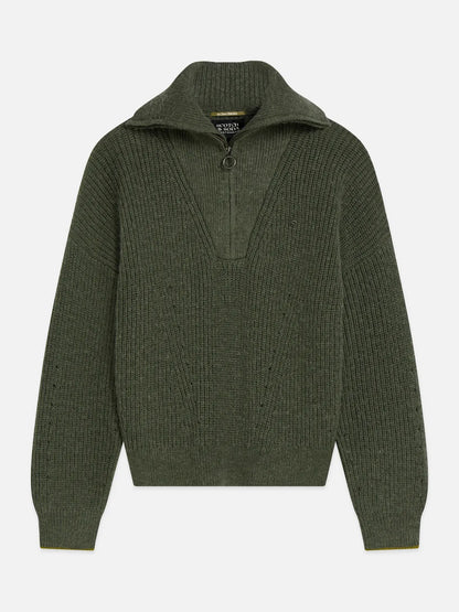 Half-Zip Relaxed-Fit Pullover