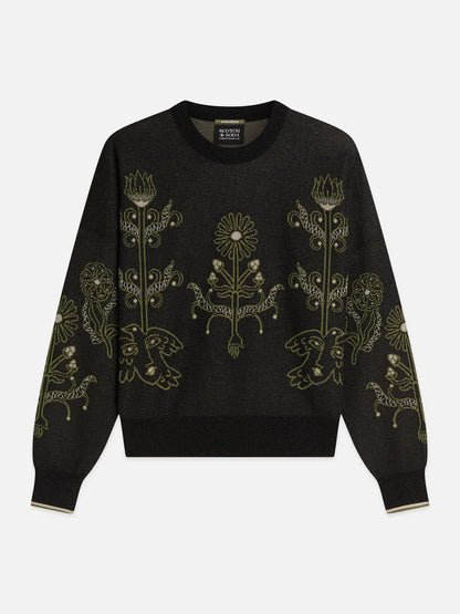 Jacquard Relaxed-Fit Pullover