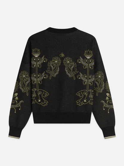 Jacquard Relaxed-Fit Pullover