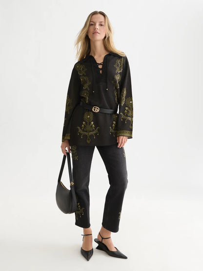Jacquard Knitted Tunic