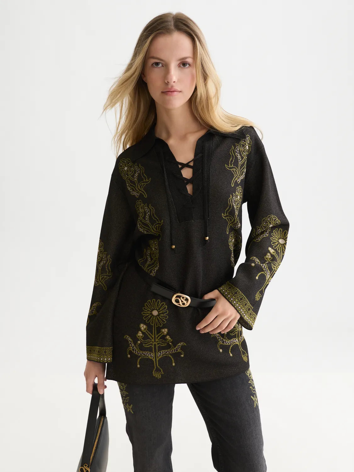 Jacquard Knitted Tunic