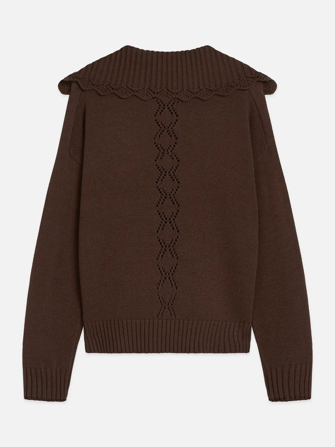 Button Detail Boxy-Fit Pullover
