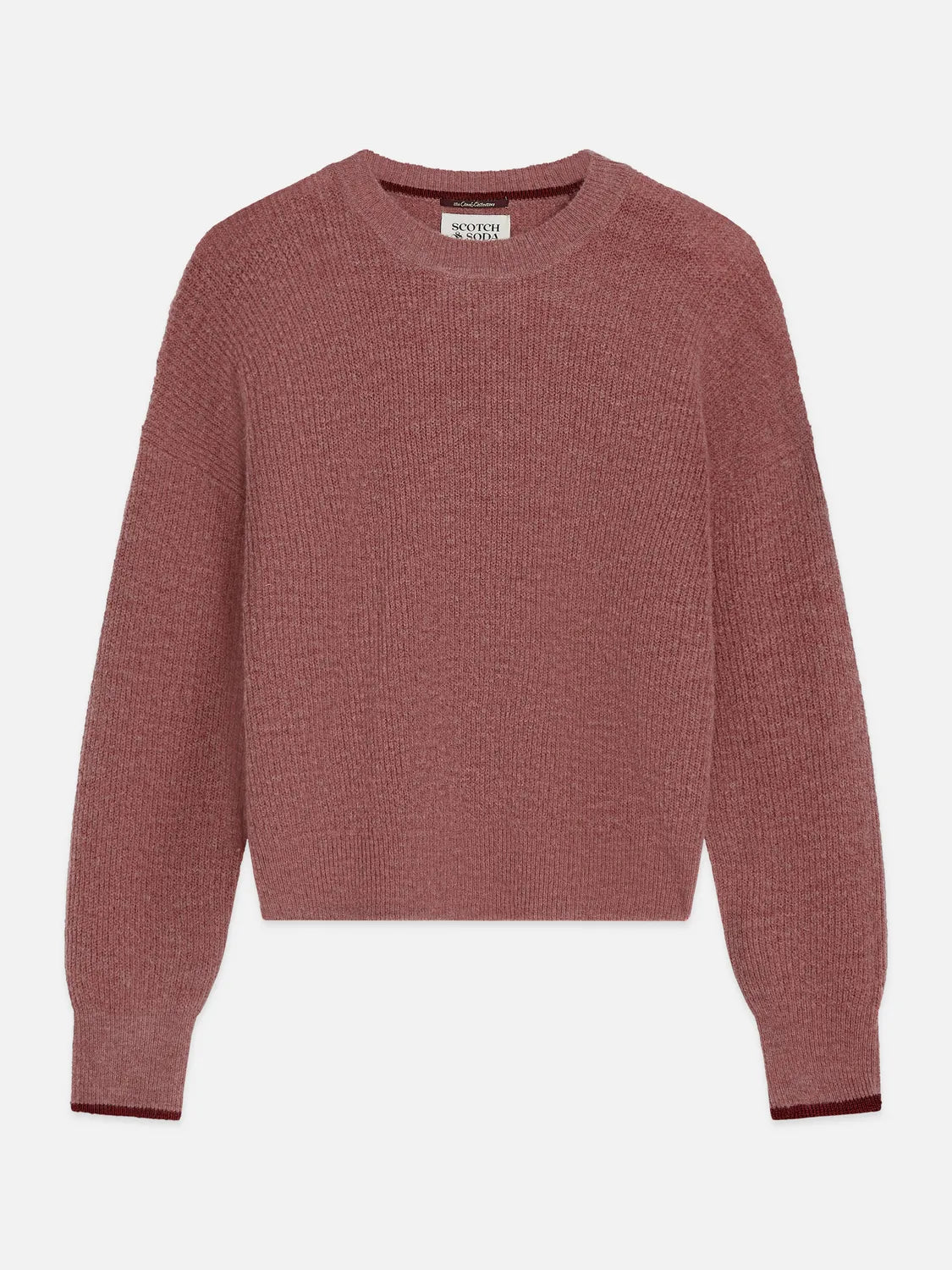 Fuzzy Crew-Neck Pullover