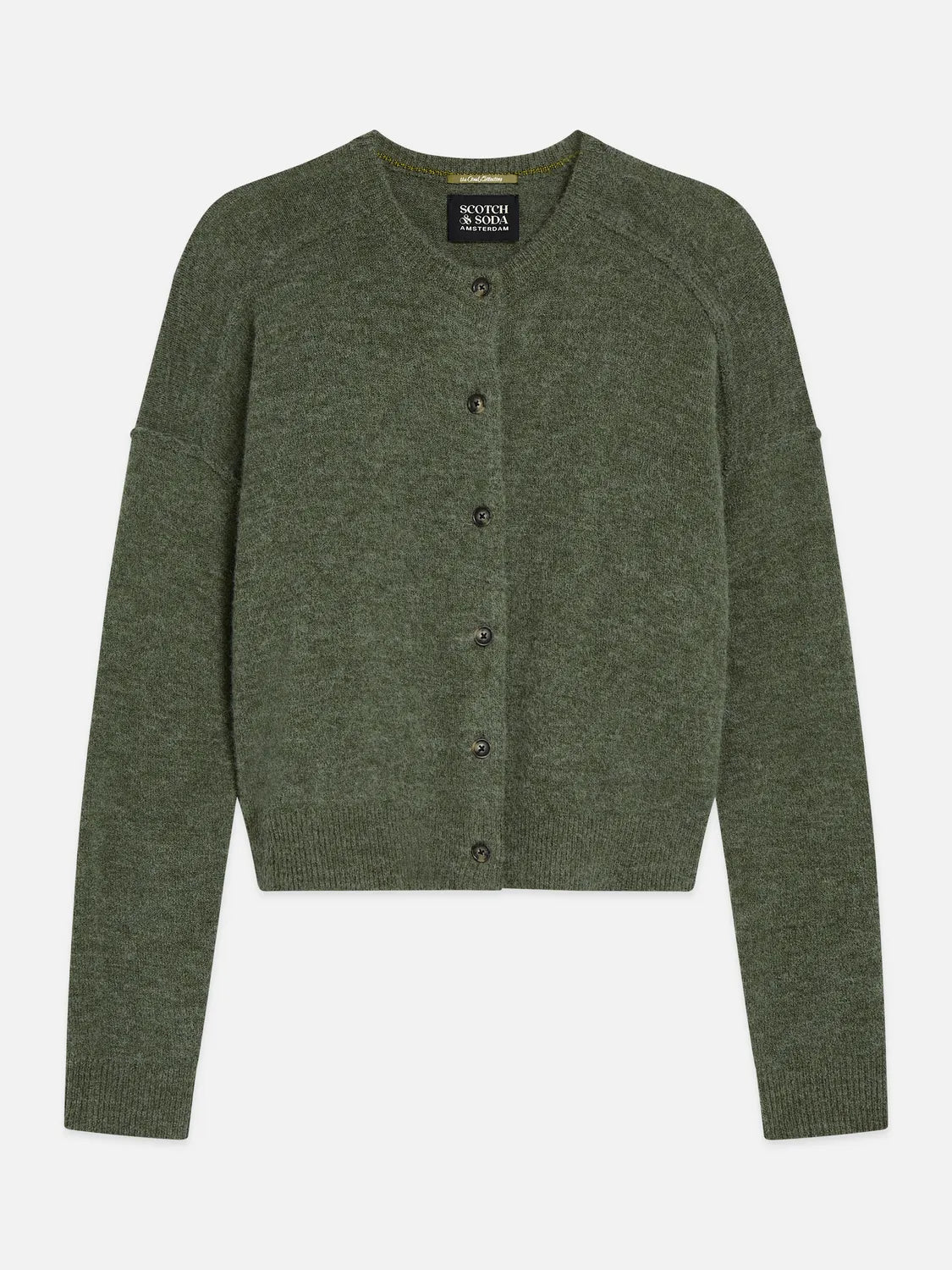 Fuzzy Relaxed-Fit Cardigan