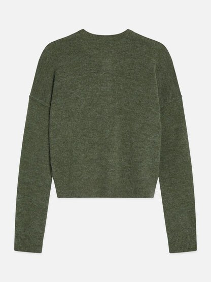 Fuzzy Relaxed-Fit Cardigan