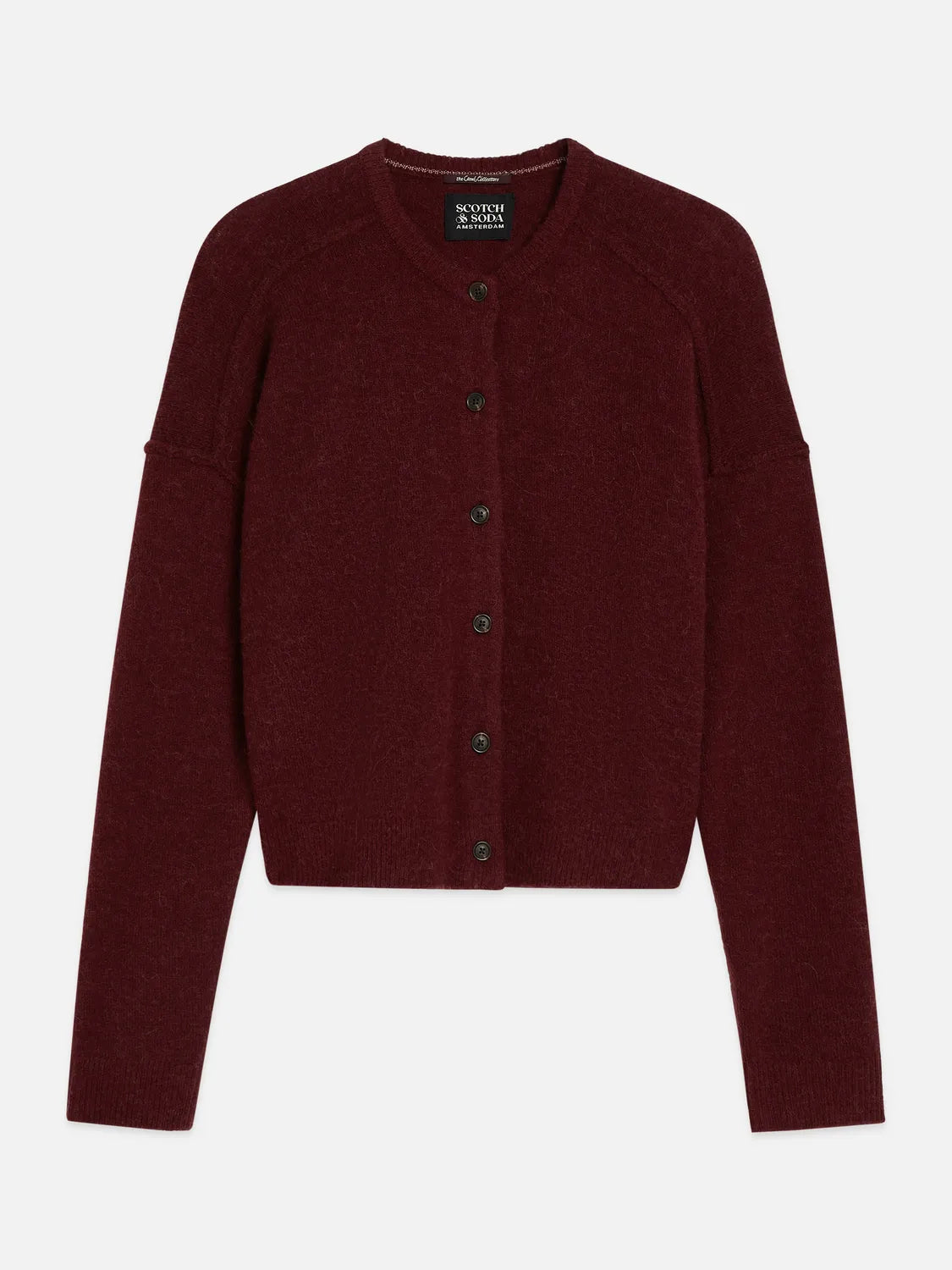Fuzzy Relaxed-Fit Cardigan