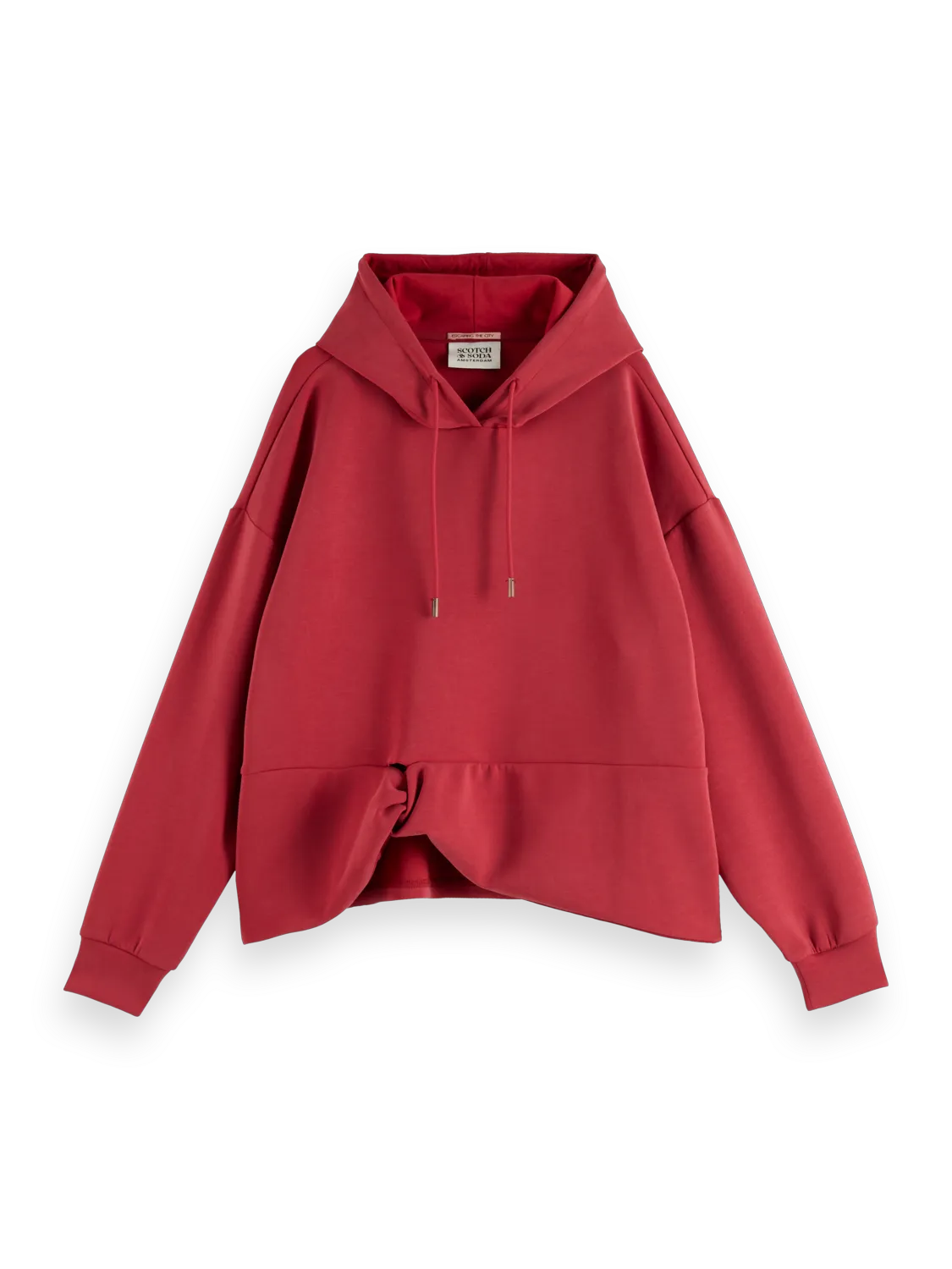 Twisted Hem Tencel Hoodie