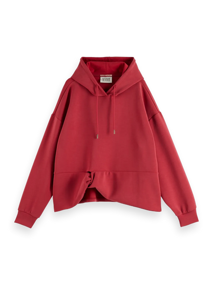 Twisted Hem Tencel Hoodie