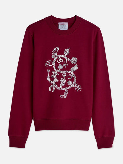 Chest Artwork Regular-Fit Sweatshirt