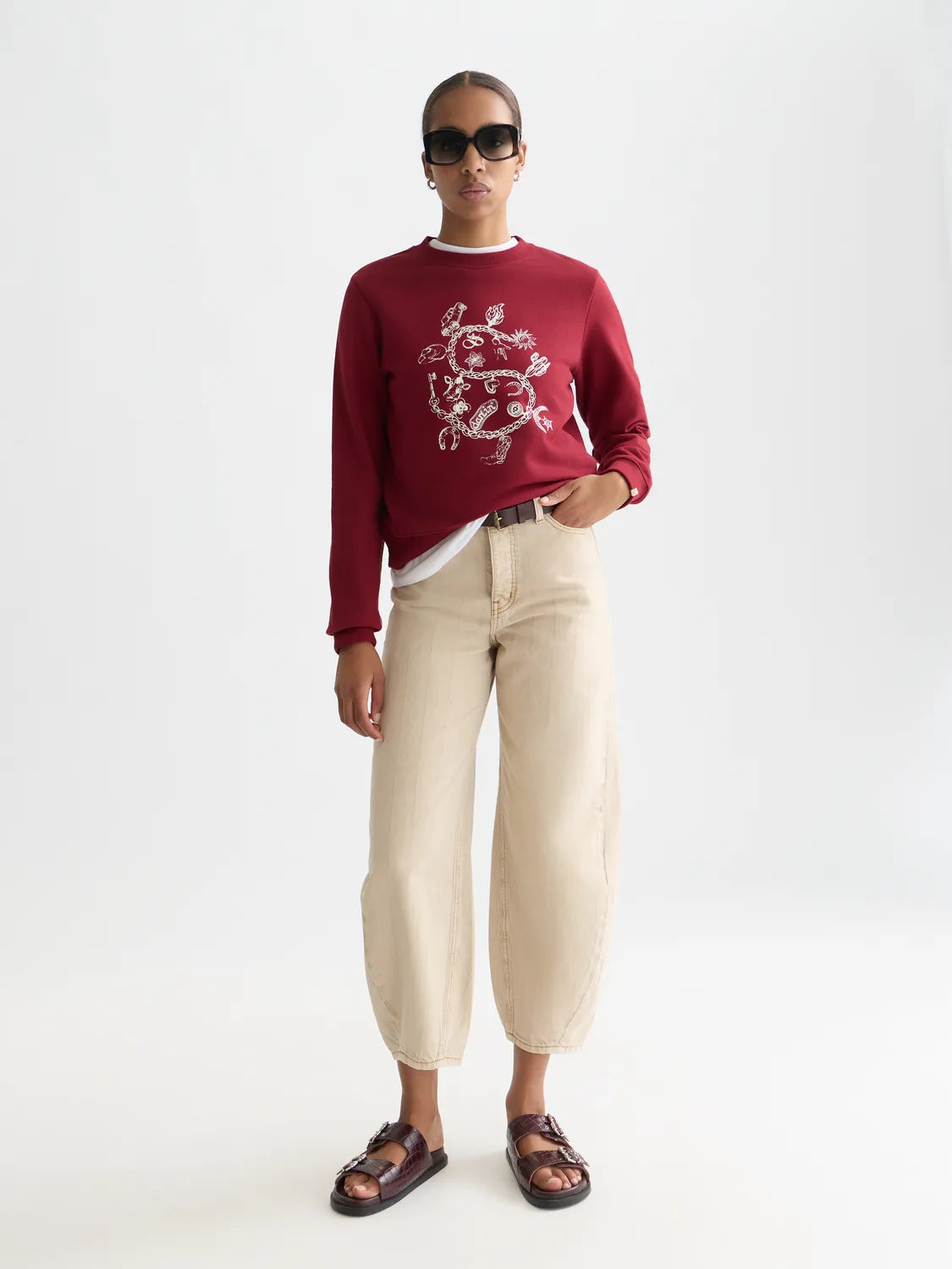 Chest Artwork Regular-Fit Sweatshirt