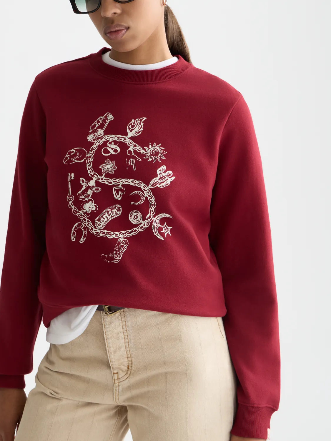 Chest Artwork Regular-Fit Sweatshirt