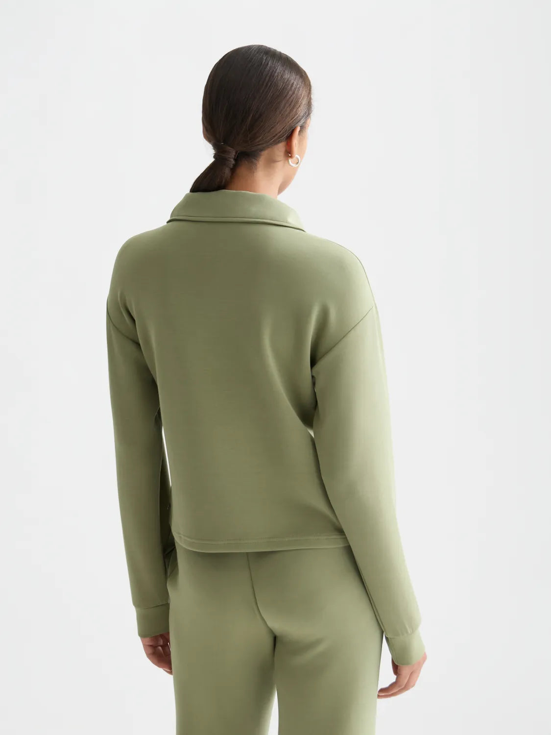 Zip Through Tencel Sweatshirt