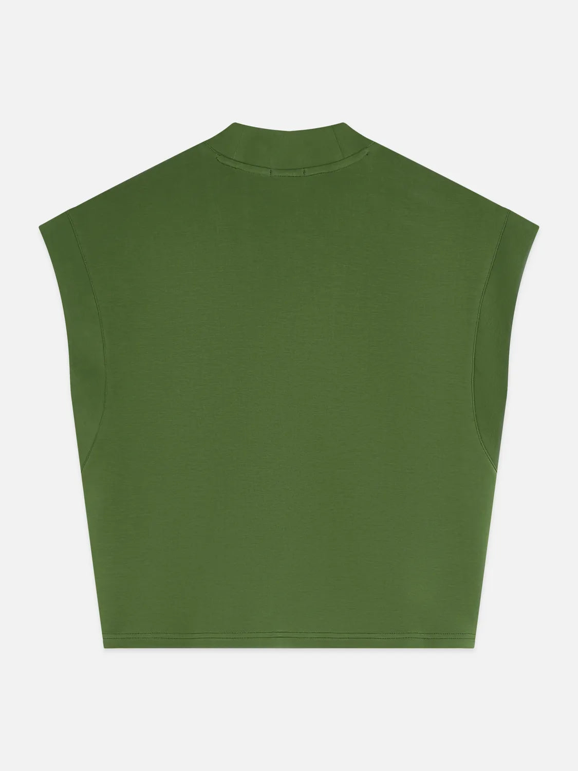 Tencel V-Neck Shortsleeved Sweatshirt