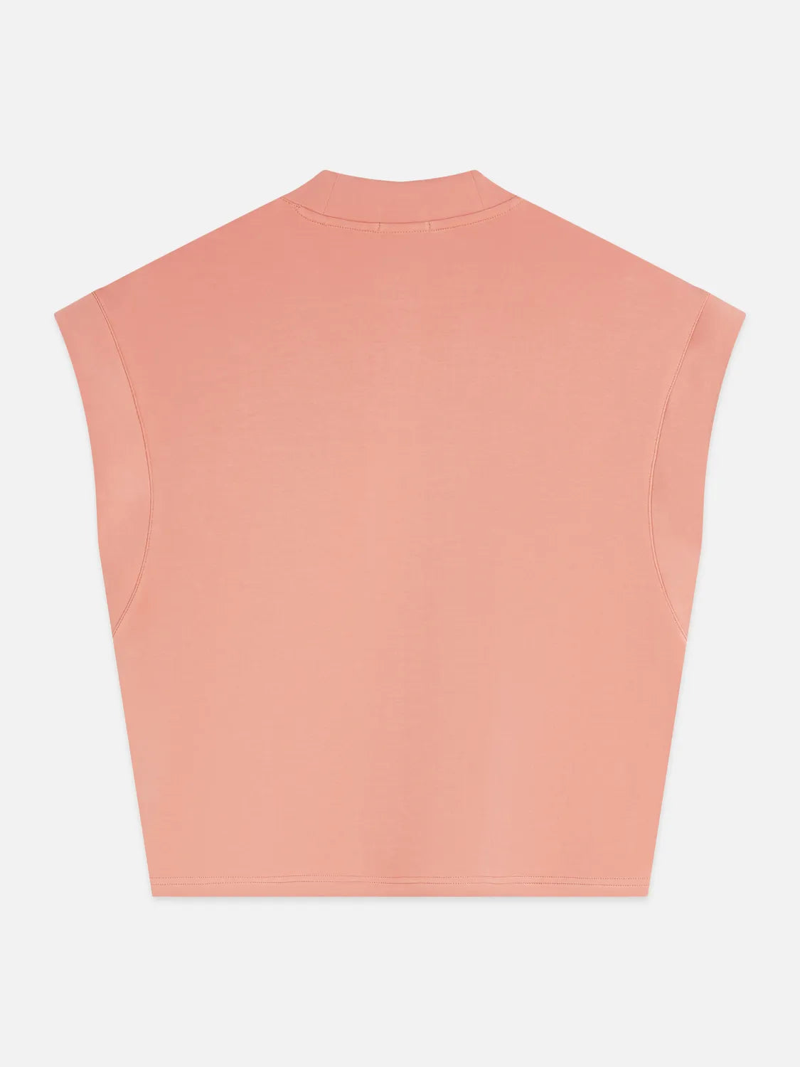 Tencel V-Neck Short-Sleeved Sweatshirt