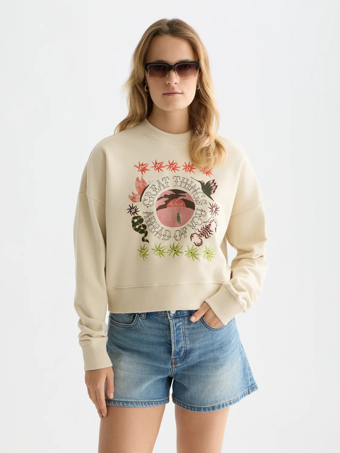 Artwork Relaxed-Fit Sweatshirt