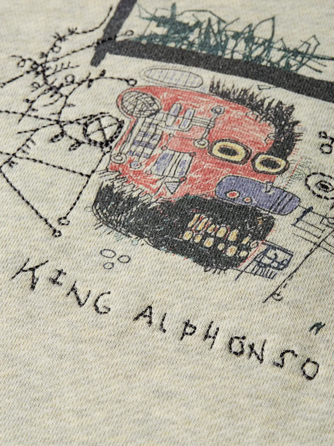 Scotch & Soda x Basquiat Washed Artwork Hoodie