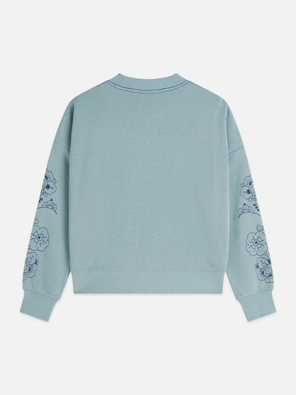 Embroidered Relaxed-Fit Sweatshirt