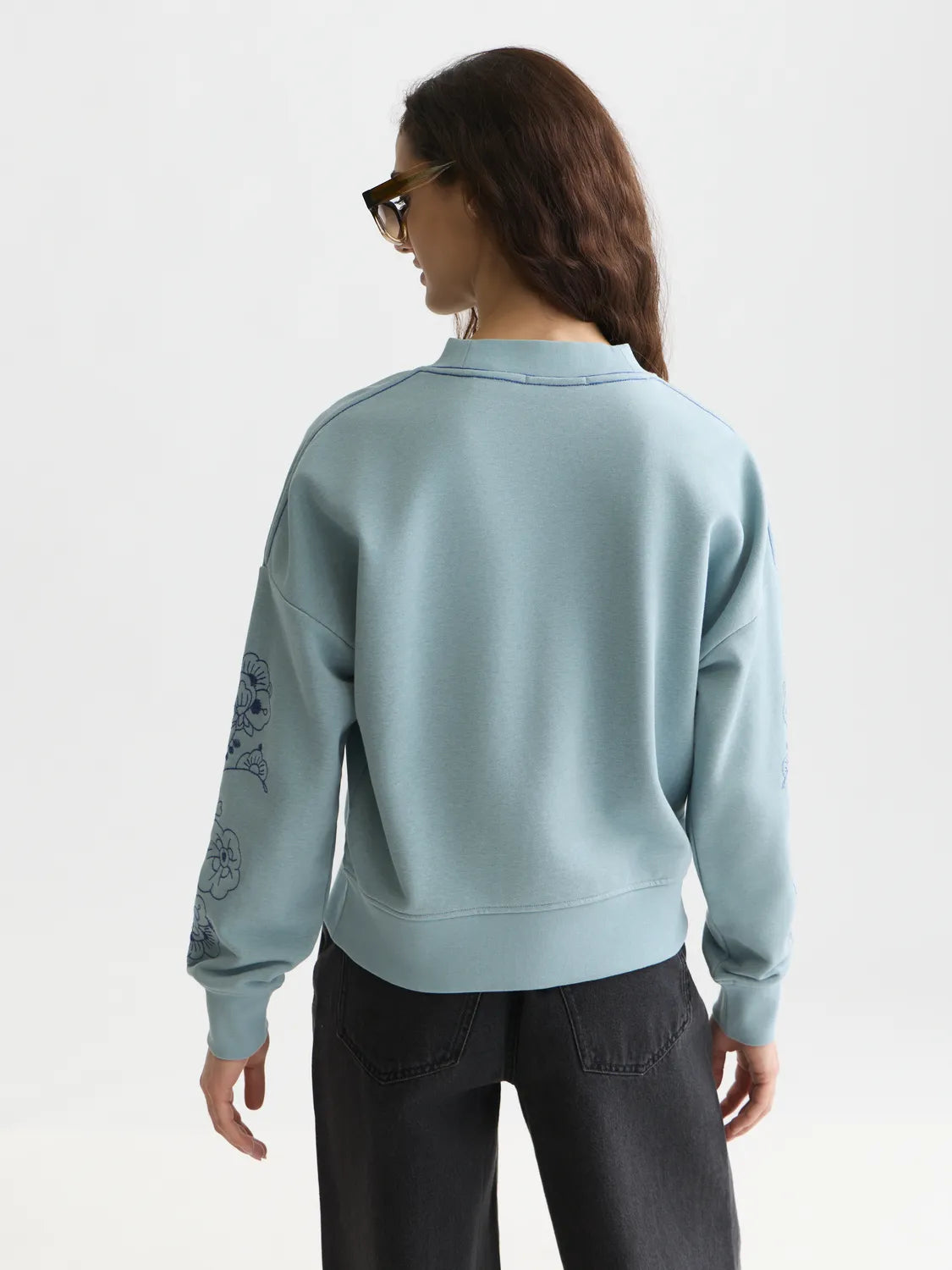 Embroidered Relaxed-Fit Sweatshirt