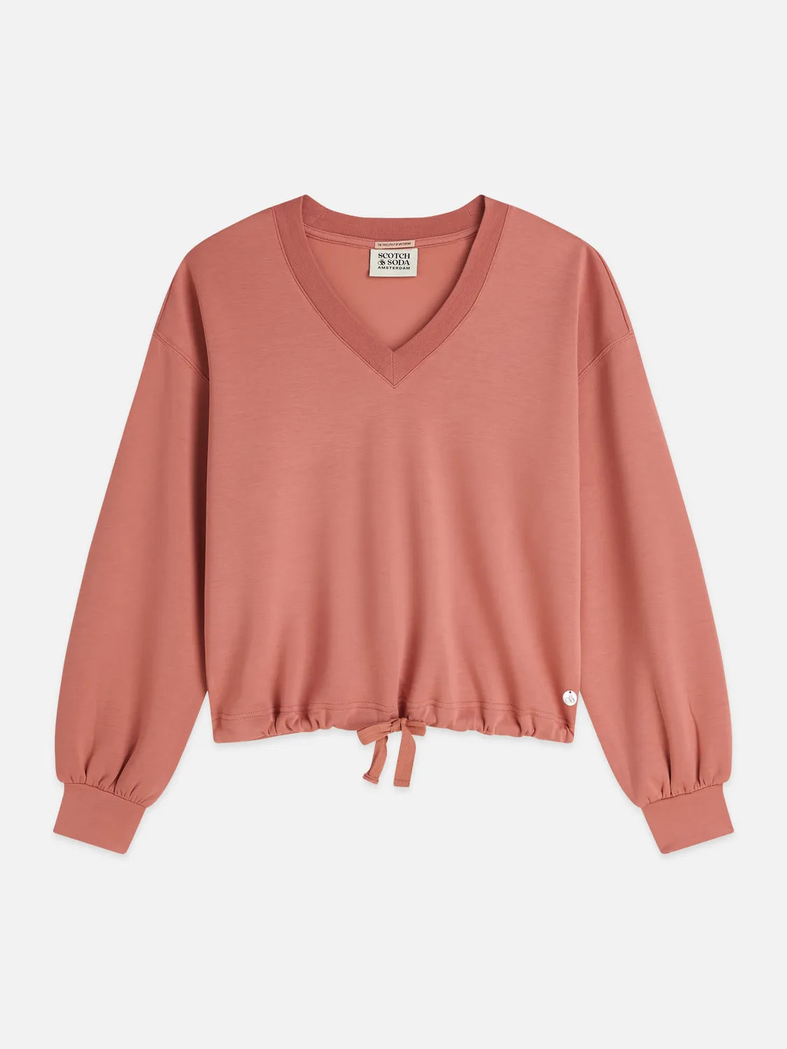 Modal V-Neck Sweatshirt