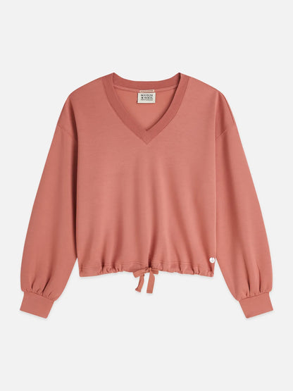 Modal V-Neck Sweatshirt