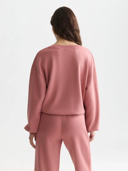 Modal V-Neck Sweatshirt