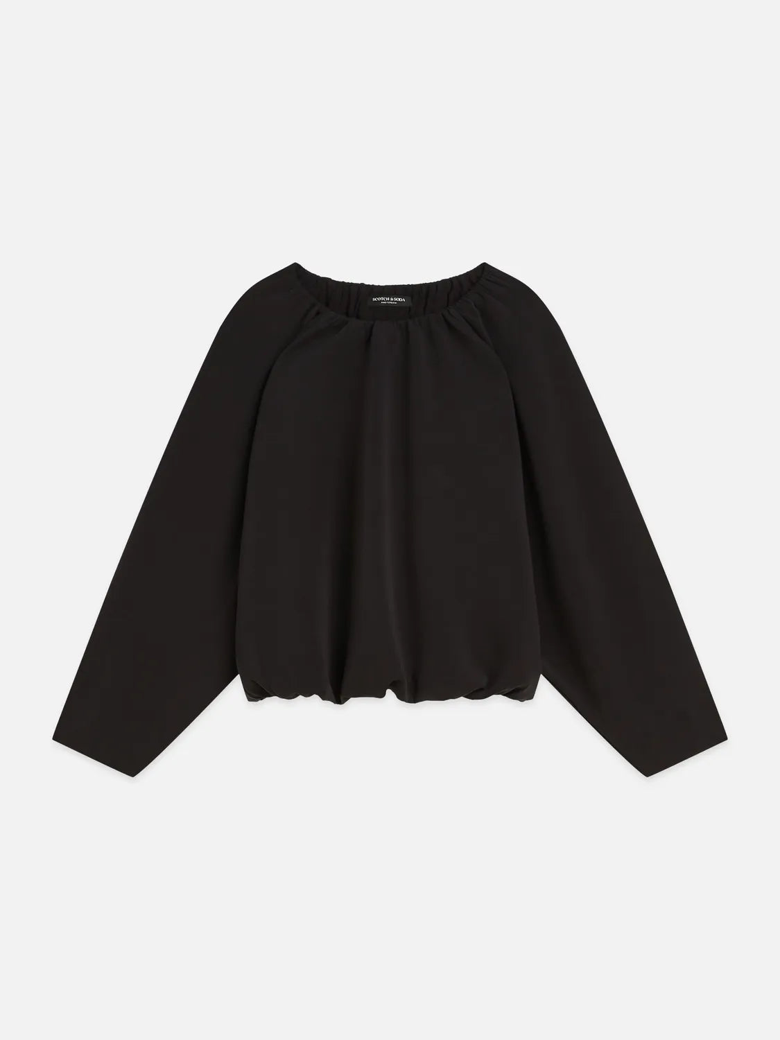 Gathered Tencel Sweatshirt