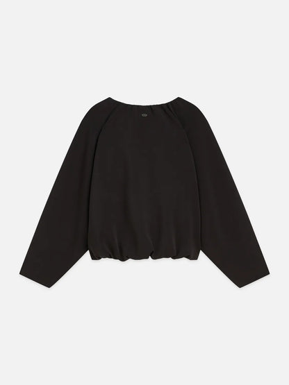 Gathered Tencel Sweatshirt