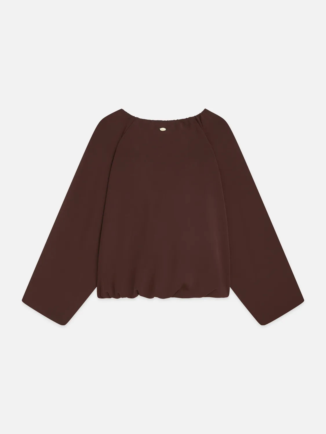 Gathered Tencel Sweatshirt