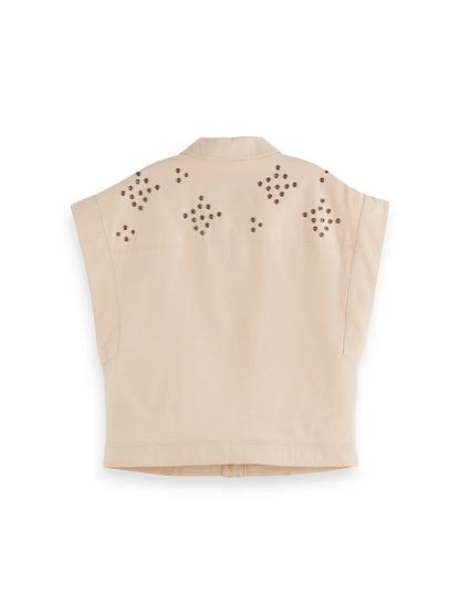 Cotton Sleeveless Festival Jacket