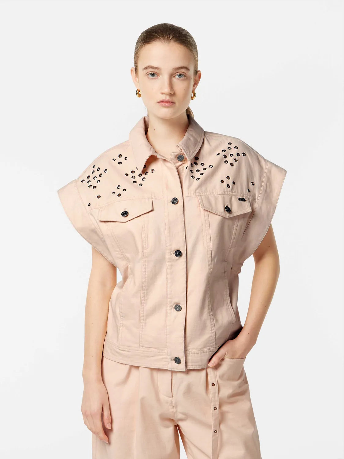 Cotton Sleeveless Festival Jacket